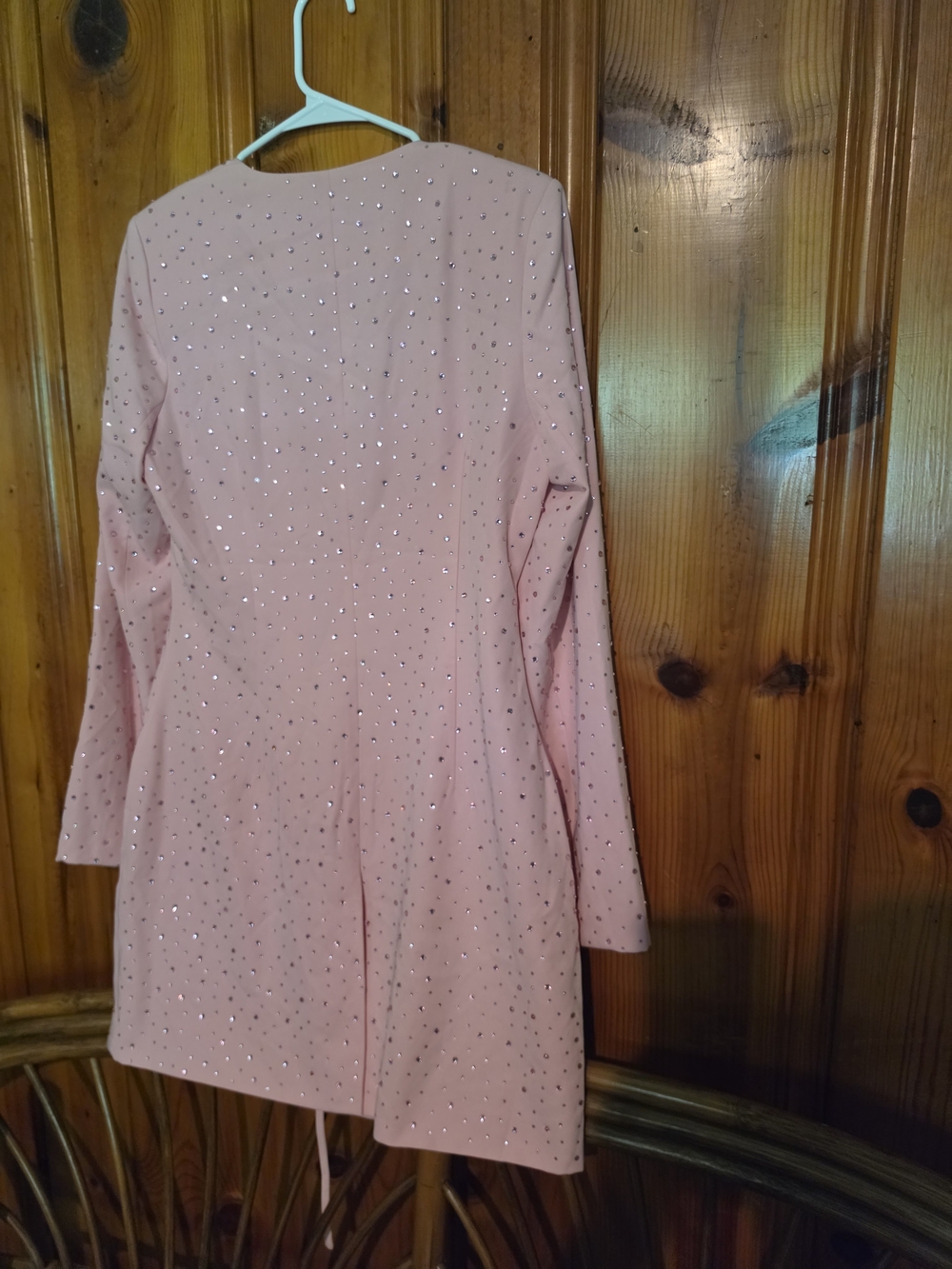Akira Pink Embellished Tie-Waist Coat - Picture 10 of 16